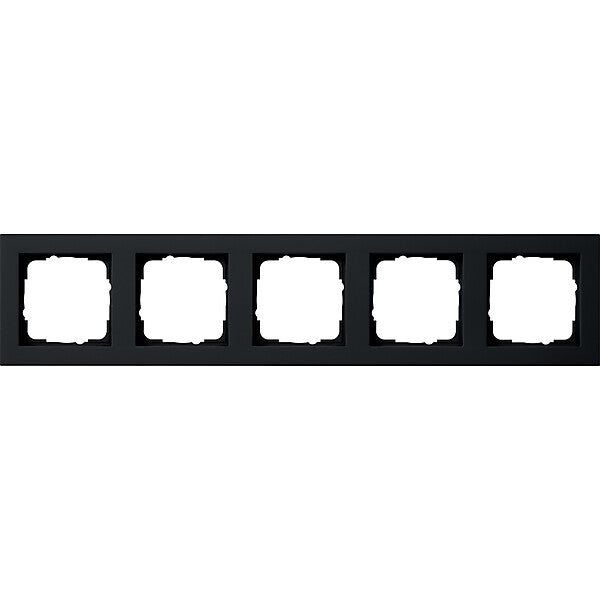 Gira Abdeckrahmen 5f. sw 021509